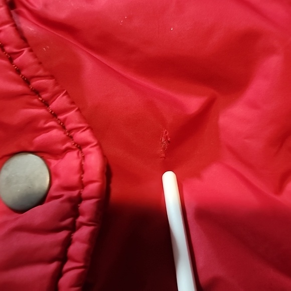 Hollister Women's Puffer Jacket Red Size XL. - Picture 2 of 5
